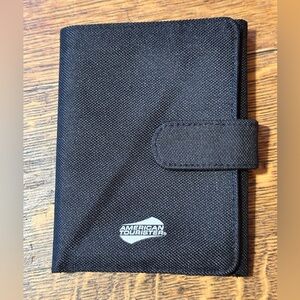American Tourister, Passport Holder, BLACK, RFID Protection, inner pockets